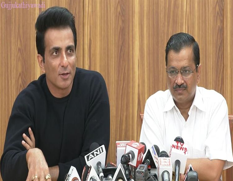 દિલ્હી CM અરવિંદ કેજરીવાલને મળ્યો Sonu Sood, 'દેશનાં મેન્ટોર્સ પ્રોગ્રામ'નો બ્રાન્ડ એમ્બેસેડર બન્યો