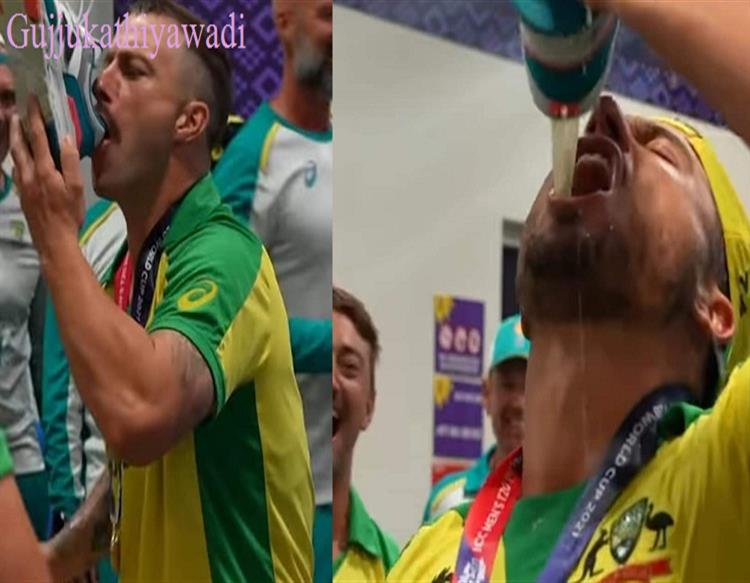  અરરર…વર્લ્ડકપ જીતીને ઑસ્ટ્રેલિયાના ખેલાડીઓએ જૂતામાં બીયર નાખી પીધું