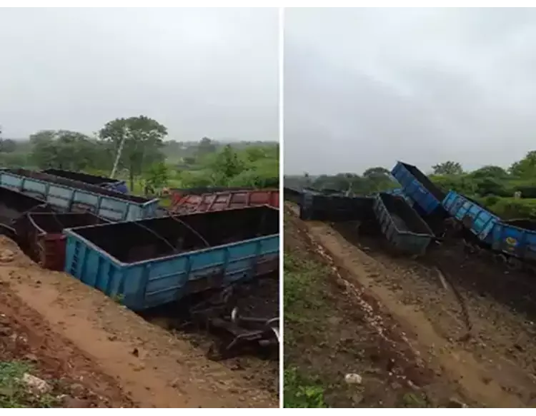 દાહોદના મંગલમહુડી નજીક દિલ્હી-મુંબઇ મુખ્ય લાઈન પર રેલ્વેનું અકસ્માત