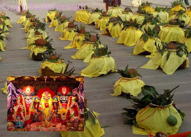 જગન્નાથની જળયાત્રામાં ગજરાજો, બળદગાડા અને હજારો ભક્તો 108 કળશમાં જળ ભરવા સાબરમતી નદી પહોંચ્યા