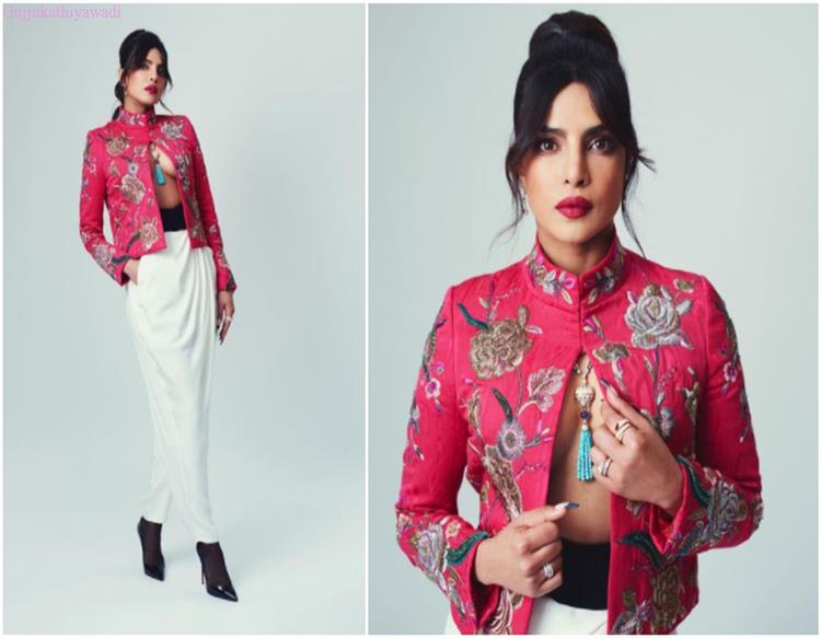  ના હોય..પ્રિયંકા ચોપડા એવોર્ડ ફંકશનમાં બ્રા પહેરવાનું ભૂલી ગઈ?