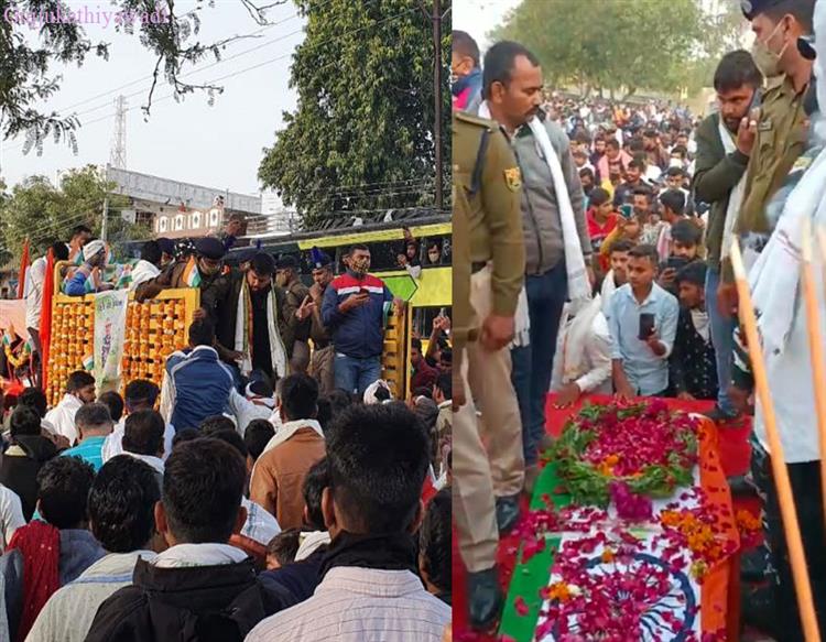  દાંતીવાડાનો જવાન અરુણાચલ પ્રદેશમાં શહીદ, માદરેવતનમાં અપાયું ગાર્ડ ઓફ ઓનર