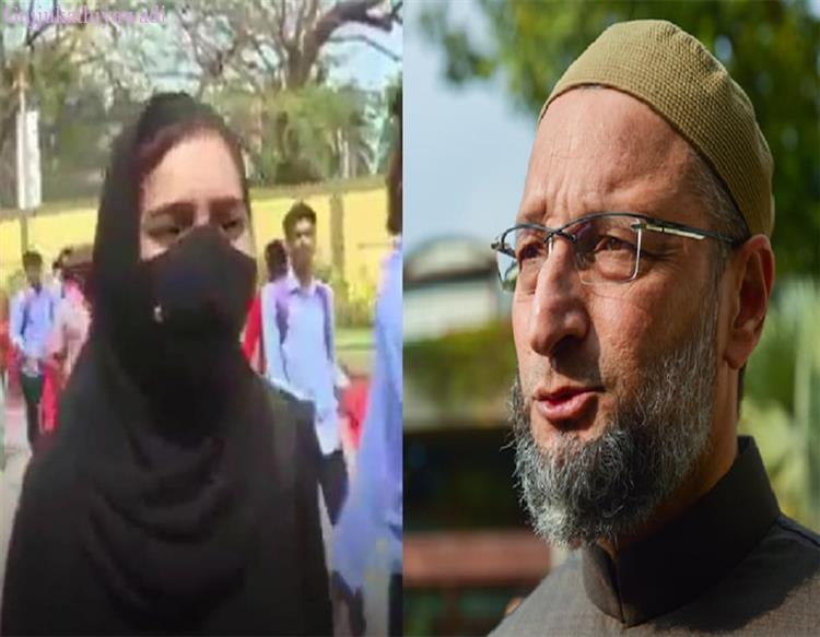  હિજાબ વિવાદ: અલ્લાહુ અકબરના નારા લગાવતી આ યુવતી છે કોણ?