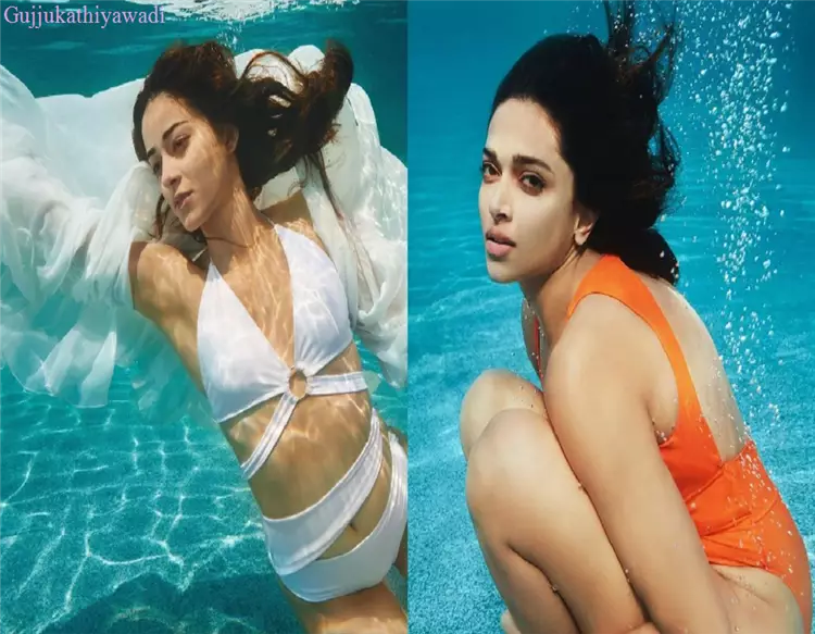  અનન્યા પાંડે-દીપિકા પાદુકોણે દરિયામાં લગાવી આગ, ફેન્સ દંગ!