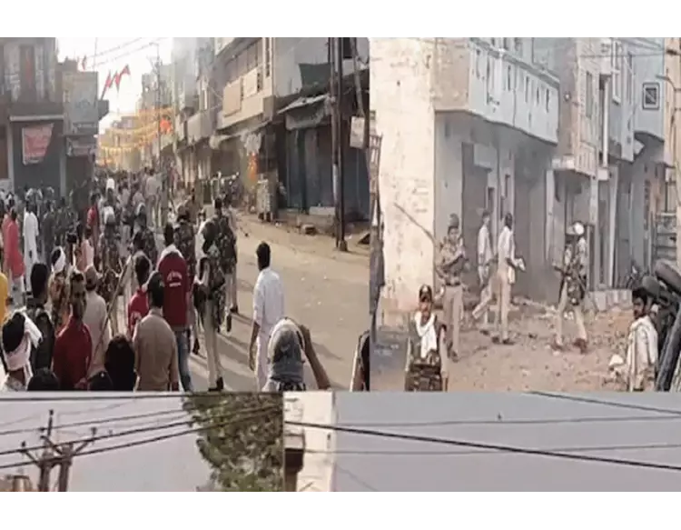  મધ્યપ્રદેશના ખરગોનમાં કર્ફ્યુ વચ્ચે ગાડીઓ ફૂંકી, 95 લોકોની ધરપકડ