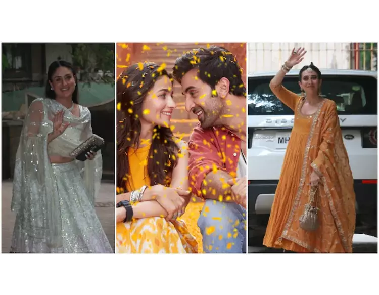  રણબીર-આલિયાના પ્રી-વેડિંગ ફંકશનમાં કરીના-કરિશ્મા સહિત કપૂર પરિવાર પહોંચ્યો 