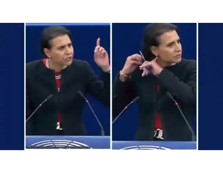 ઇરાનમાં મૂલ્લાઓની સરકારના હાથ લોહીથી લથપથ, હવે યુરોપીયન સાંસદે કાપ્યા વાળ