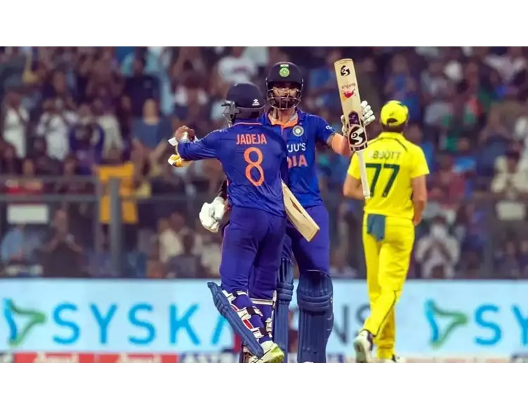 11 વર્ષ પછી વાનખેડેમાં જીત્યું ભારત:ઓસ્ટ્રેલિયાને 5 વિકેટે હરાવ્યું, કેએલ રાહુલે 75 રન બનાવ્યા; જાડેજા સાથે 108 રનની પાર્ટનરશિપ થઈ