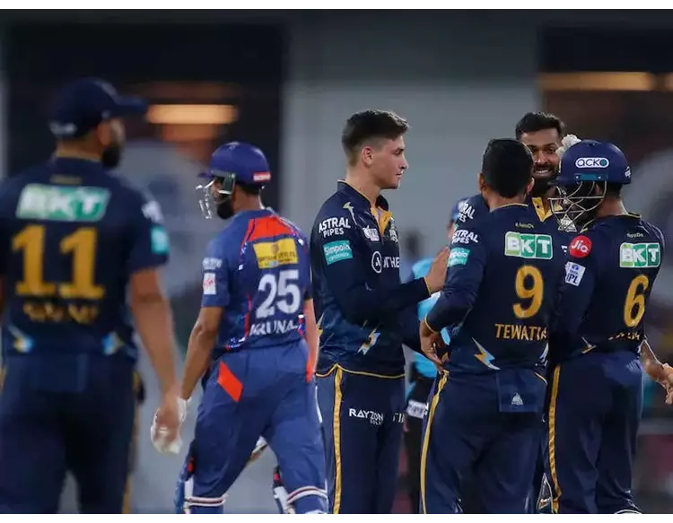 ગુજરાતે લખનૌને રોમાંચક મેચમાં 7 રનથી હરાવ્યું, છેલ્લી ઓવરમાં 4 વિકેટ પડી