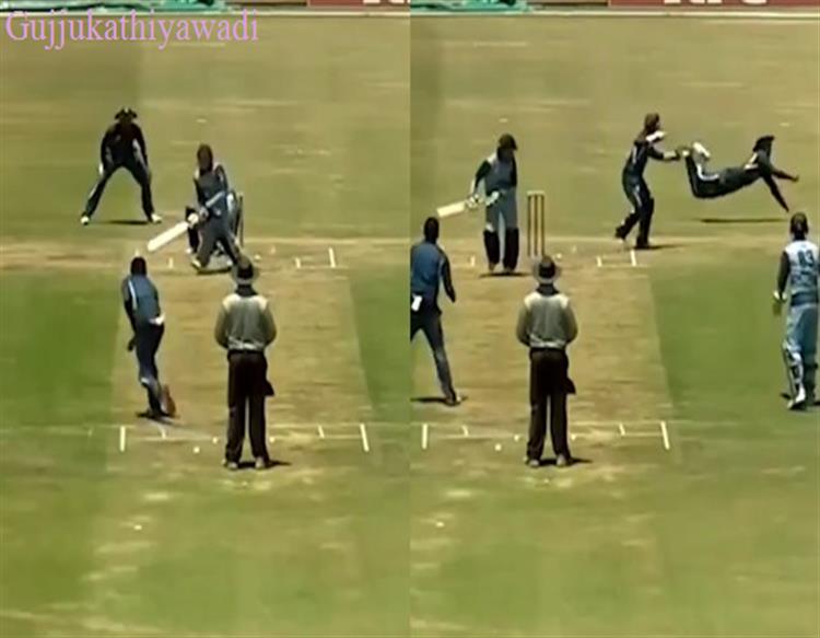 1st स्लिप से डाइव लगाकर लेग स्लिप में लपका कैच, वीडियो देखकर रह जाएंगे दंग