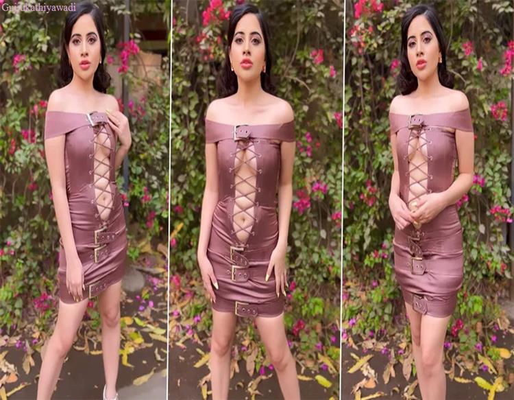  ફેશન ફોબિયા ઉર્ફી જાવેદ ફરી વિચિત્ર વનપીસ ડ્રેસને લીધે ચર્ચાનો વિષય બની