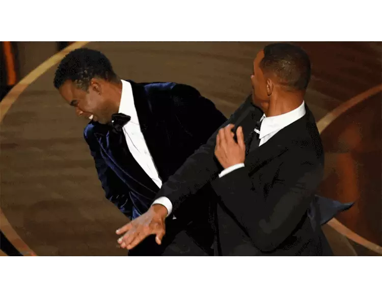  ઑસ્કારમાં મારામારી: પત્નીની મજાક થતા સ્મિથે હોસ્ટને લાફો ચોડી દીધો