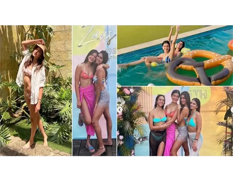  શનાયા કપૂરનો બિકિનીમાં સિઝલિંગ અવતાર જોવા મળ્યો