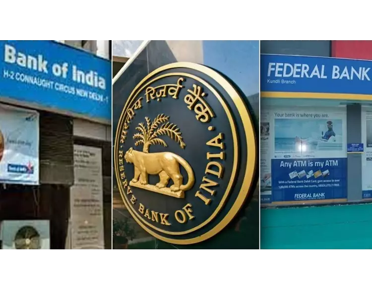 RBIએ ફેડરલ બેંક અને બેન્ક ઓફ ઇન્ડિયા પર દંડ ફટકારીયો